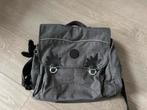Kipling boekentas INIKO grijs, Ophalen of Verzenden, Zo goed als nieuw, Grijs