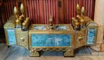 Vintage anno 19de eeuw messing schoenenpoets doos te koop., Antiek en Kunst, Antiek | Brons en Koper, Ophalen, Koper