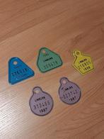 5 fietsplaatjes Limburg - 1983-1988, Ophalen of Verzenden, Gebruikt