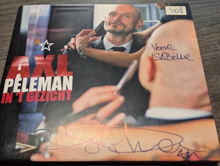 Axl Peleman - In 't gezicht (gesigneerd), Cd's en Dvd's, Cd's | Nederlandstalig, Zo goed als nieuw, Pop, Ophalen of Verzenden