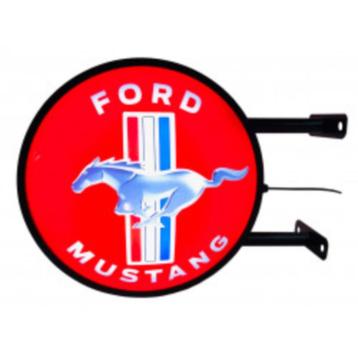 Ford Mustang decoratie verlichting lamp mancave garage kado, Enlèvement ou Envoi, Neuf, Table lumineuse ou lampe (néon)