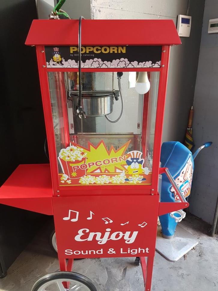 Popcorn automaat op kar, Verzamelen, Automaten | Overige, Zo goed als nieuw, Ophalen