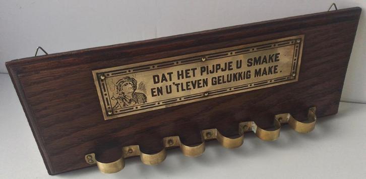 Pijpenhouder - porte pipe - pfijfenstander - pipe rack, Antiek en Kunst, Antiek | Woonaccessoires, Ophalen of Verzenden