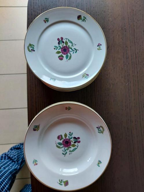 Vintage Poolse porseleinen borden – C.M.Z. Wałbrzych, Antiek en Kunst, Antiek | Servies los, Ophalen
