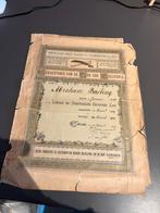 Antiek Kerkelijk Certificaat 1899 – GeloofAbraham Basting, Verzenden