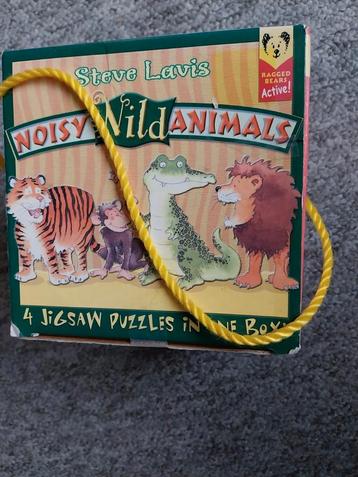  puzzels Noisy wild animals