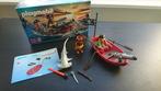 Playmobil 5137 piratenroeiboot met hamerhaai, Ophalen of Verzenden, Zo goed als nieuw, Complete set