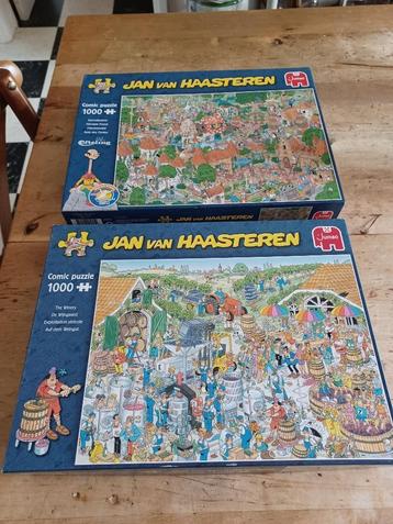 Puzzels JAN VAN HAASTEREN 1000 stukken aan 12 euro per stuk  beschikbaar voor biedingen