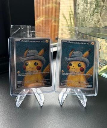 Pikachu with grey felt hat + 6 postkaarten beschikbaar voor biedingen