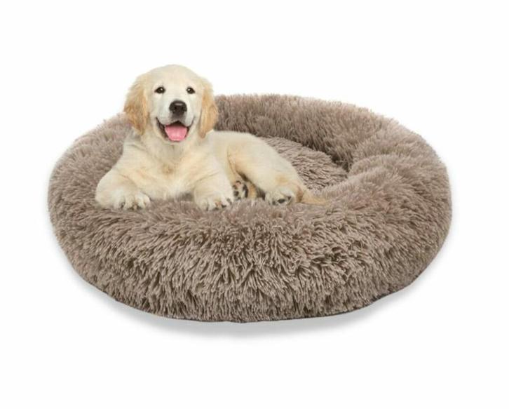 Hondenmand Fluffy Donut Hondenkussen Mand Pluche Hondenbed, Dieren en Toebehoren, Hondenmanden, Nieuw, Pluche, Ophalen of Verzenden