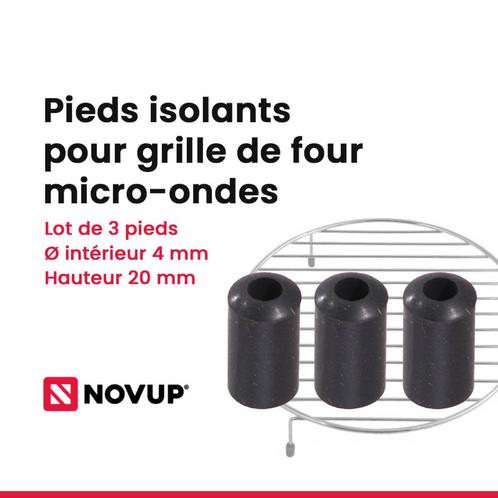 Pieds isolants pour grille de four / micro-ondes, Electroménager, Pièces & Accessoires, Neuf, Enlèvement ou Envoi