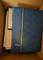 Doos Belgie met zegels, postwaardestukken en meer, Ophalen of Verzenden