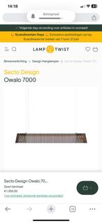 Secto Design Owalo 7000 hanglamp led zwart, Enlèvement, Neuf
