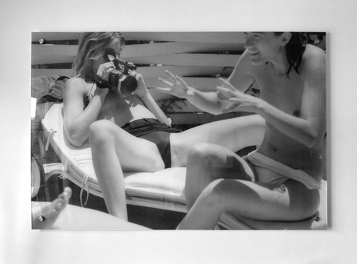 Grande impression sur panneau de Purienne « Jeux de Peau », Antiek en Kunst, Kunst | Tekeningen en Fotografie, Ophalen