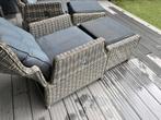 Loungeset in goede staat, Tuin en Terras, Gebruikt, Loungeset, Wicker, Ophalen