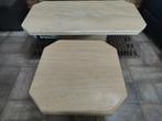 2 salontafels in travertijn, Ophalen, Zo goed als nieuw, Minder dan 50 cm