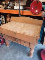 Kapblok,  hakblok,  beenhouwersblok, Ophalen