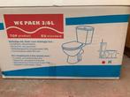 WC en céramique dans un emballage avec réservoir, Bricolage & Construction, Sanitaire, Enlèvement, Comme neuf, Pierre, Toilettes