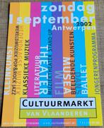 Cultuurmarkt van Vlaanderen - Antwerpen: postkaart (2002), Enlèvement ou Envoi, 1980 à nos jours, Non affranchie, Culture et Média
