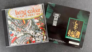 LIVING COLOUR - Live '89/'90 (signed) & Auslander ( 2CDs ) beschikbaar voor biedingen