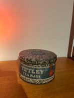 Vintage blikken doos Tetley Tea, Ophalen of Verzenden, Gebruikt, Thee, Overige merken