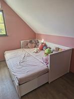 HEMNES Bedbank met 3 lades, wit, 80x200 cm, Huis en Inrichting, Slaapkamer | Bedden, Verstelbaar, Wit, Tweepersoons, Ophalen of Verzenden