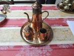 rood koperen koffie/thee-set, Antiek en Kunst, Antiek | Brons en Koper, Ophalen, Koper
