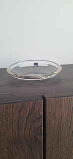 Soucoupe en verre Satellite avec rebord en métal, Maison & Meubles, Enlèvement