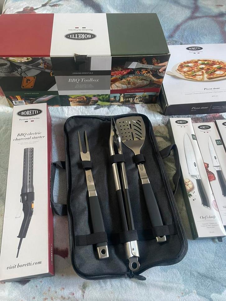 Allerlei Boretti ( nieuw in de verpakking ), Tuin en Terras, Barbecue-accessoires, Nieuw, Ophalen