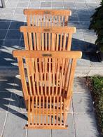 teak stoeltjes, Ophalen