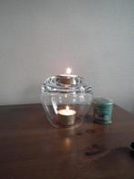 Bougie Yankee candel "Bahama Breee" + photophore en verre, Moins de 25 cm, Autres couleurs, Comme neuf, Bougie