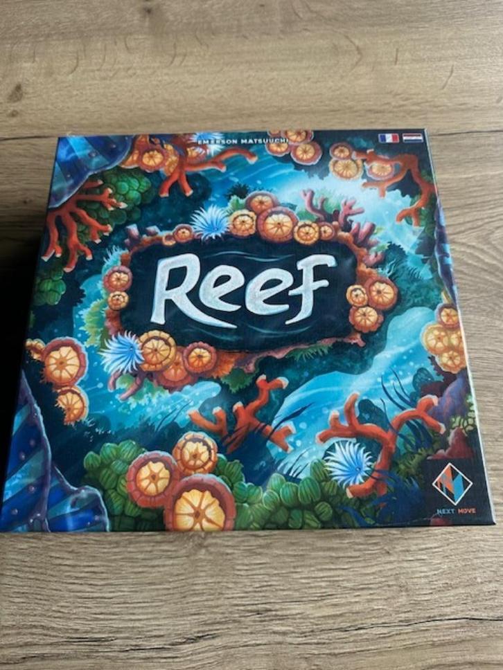 Bordspel - Reef, Hobby en Vrije tijd, Gezelschapsspellen | Bordspellen, Zo goed als nieuw, Een of twee spelers, Drie of vier spelers