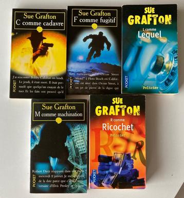 5 livres de l'abécédaire du crime de SUE GRAFTON - 10€ disponible aux enchères