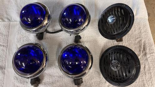 Hella zwaailampen & Bosch tweetonige sirene-set Blauw, Auto-onderdelen, Verlichting, Ophalen of Verzenden