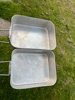 Set (2 stuks) gamellen, Ophalen, Zo goed als nieuw