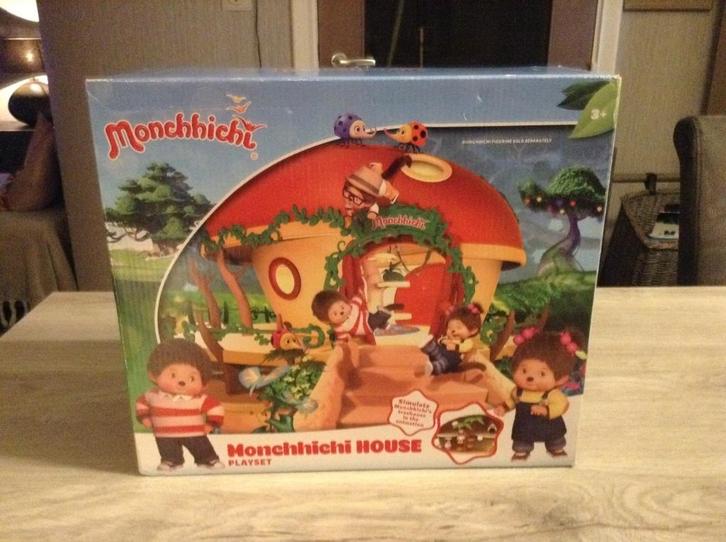 Monchhichi speelhuis speelset, Verzamelen, Poppetjes en Figuurtjes, Zo goed als nieuw, Verzenden