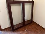 Dubbelglas houten raam 145cm x 145cm, Doe-het-zelf en Bouw, Glas en Ramen, Ophalen of Verzenden
