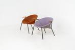 Paar vintage "Balloon" stoelen van Hans Olsen voor Lea, Ophalen, Zo goed als nieuw
