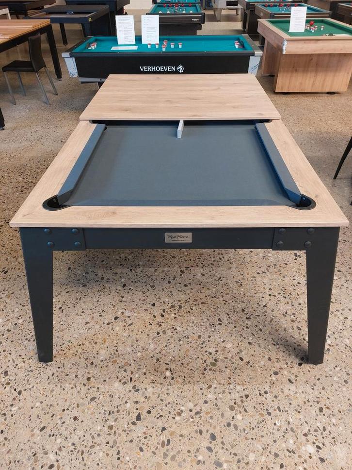 Pooltafel René Pierre Steel, Sport en Fitness, Biljarten en Poolen, Nieuw, Pooltafel, Ophalen