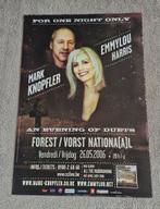 Concert poster Mark Knopfler en Emmylou Harris, Verzamelen, Posters, Ophalen of Verzenden, Zo goed als nieuw