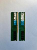 Crucial 16GB ram Desktop, Computers en Software, RAM geheugen, DDR4, Ophalen of Verzenden, Zo goed als nieuw, Desktop