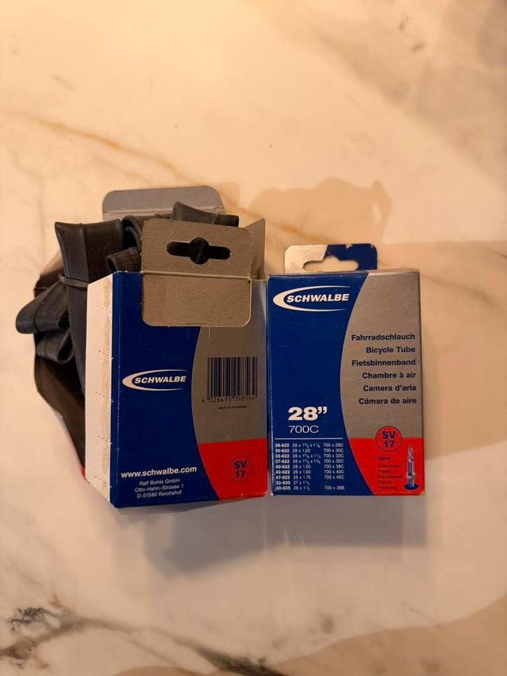 Schwalbe SV17 binnenband, Fietsen en Brommers, Fietsonderdelen, Nieuw, Algemeen, Band, Ophalen of Verzenden