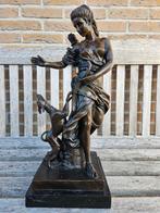 Mooie brons van de jacht getekend aan opruimprijs koopje!!!, Ophalen of Verzenden, Brons