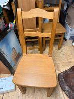 Eiken eetkamer stoelen, Huis en Inrichting, Stoelen, Ophalen, Zo goed als nieuw