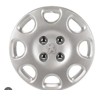 4 originele Peugeot 206 207 partner 14" wieldoppen beschikbaar voor biedingen