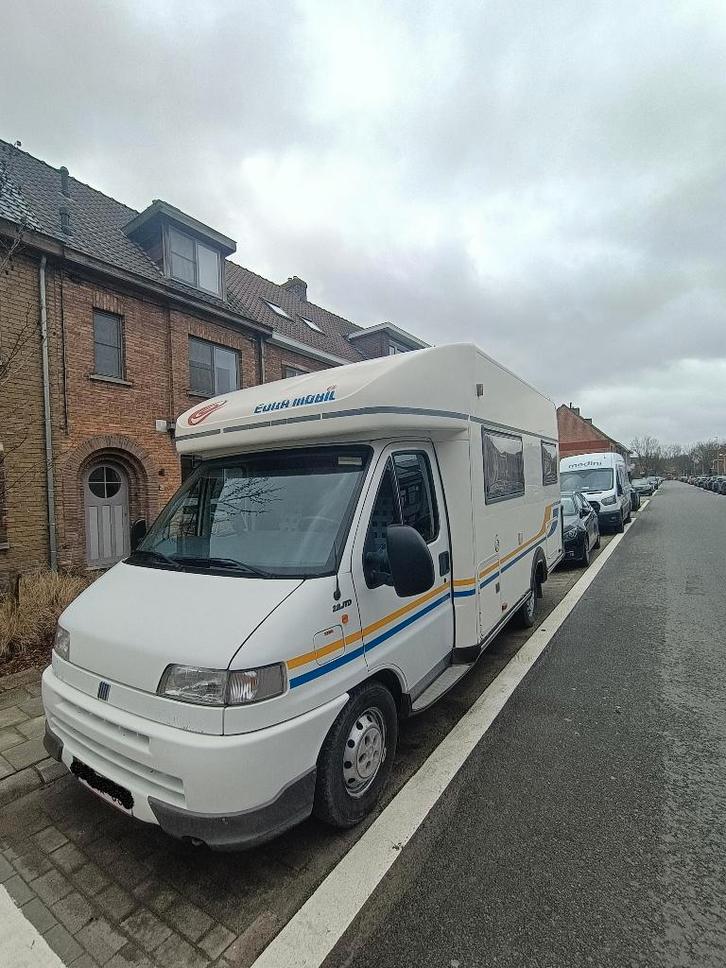 Eura mobil mobilhome 2002 148000km, Caravans en Kamperen, Mobilhomes, Particulier, tot en met 4, Half-integraal, Eura Mobil, Fiat