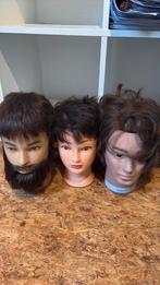3 kappers paspop hoofden (prijs voor 3 samen), Hobby en Vrije tijd, Cursusmateriaal, Ophalen, Gebruikt