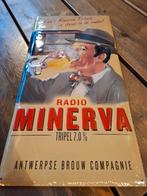 Reclamebord bier Radio Minerva, Ophalen of Verzenden, Nieuw