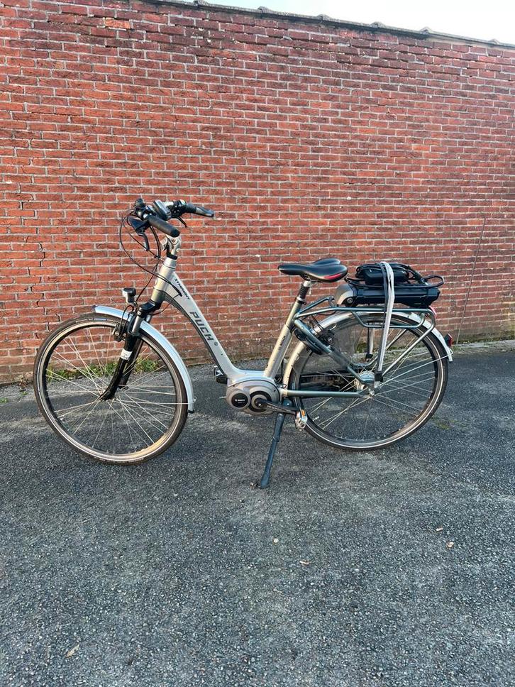 Elektrische fiets met bosch middenmotor, Fietsen en Brommers, Elektrische fietsen, Zo goed als nieuw, Ophalen