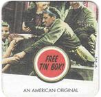 bierviltje 1st Free tin box, Collections, Marques de bière, Envoi